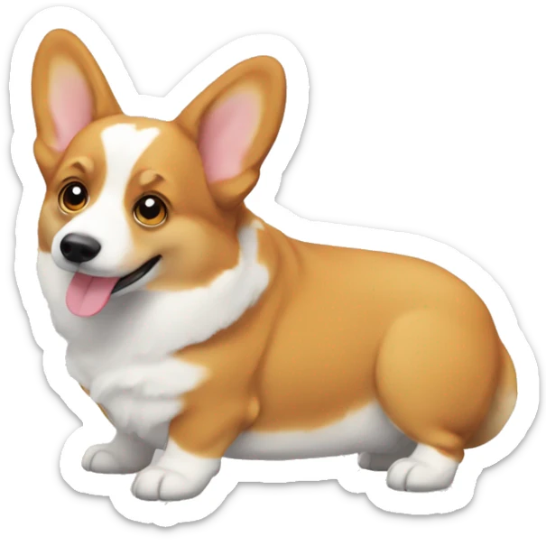 Corgi sticker