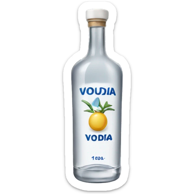 Vodka sticker