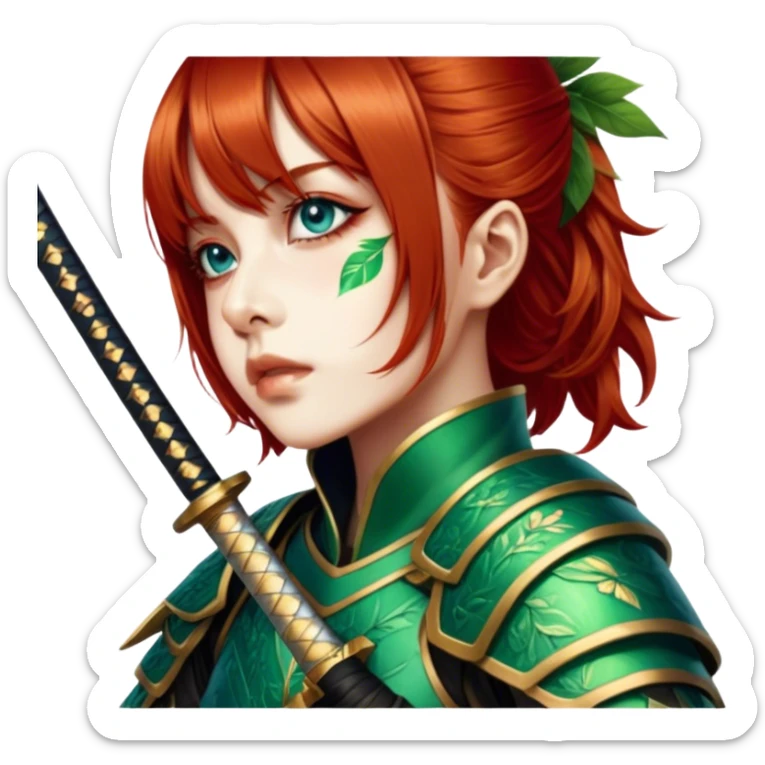 Emerald Samurai sticker