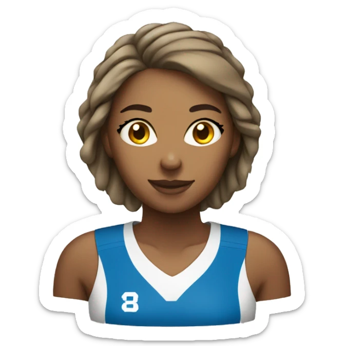 Volleyball women sticker