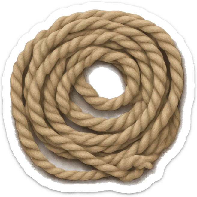 Rope sticker