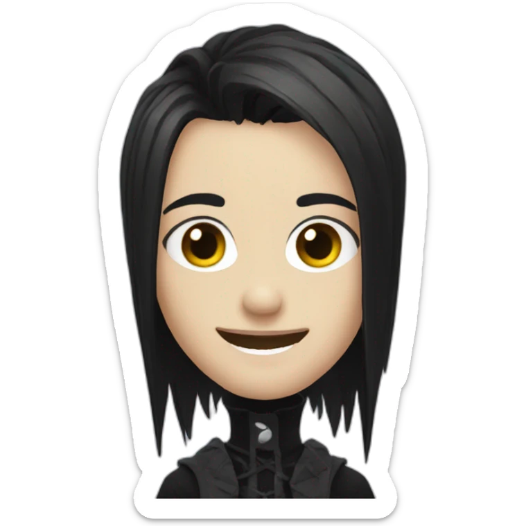happy-goth sticker