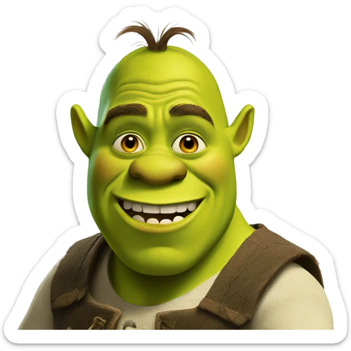 SHREK sticker