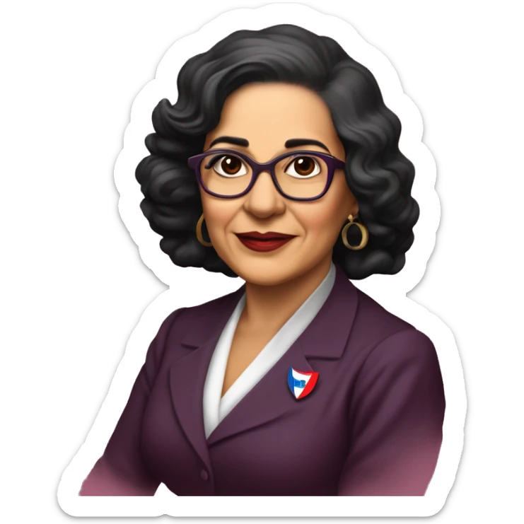 Julia Constancia de Burgos García was a Puerto Rican poet. As an advocate of Puerto Rican independence, she served as Secretary General of the Daughters of Freedom, the women's branch of the Puerto Rican Nationalist Party. burgundy sticker