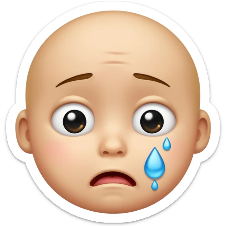 Please make an iPhone version of the baby emoticon that hurts because of the fever sticker