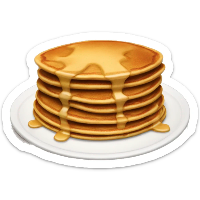 Brown pancakes  sticker