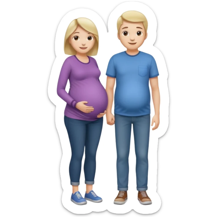 That’s too many ppl pregnant. Her mother is not. Just the couple sticker