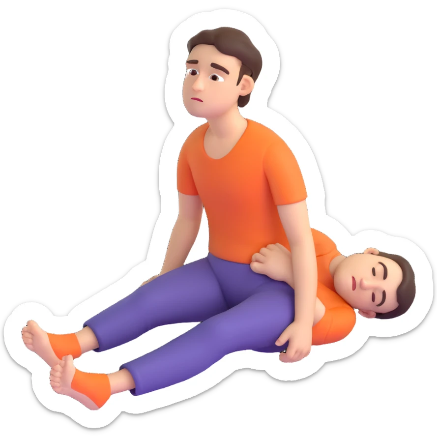 emoji of person dragging feet, eyes half-closed, shoulders slumped, radiating laziness and lack of motivation, possibly with small couch or blanket in background sticker