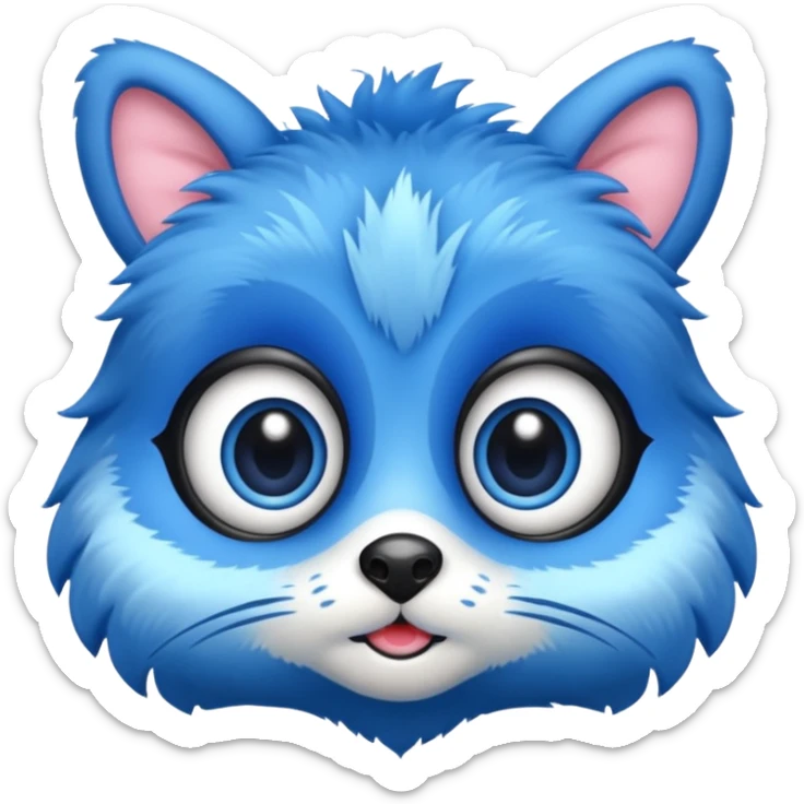 blue animal sticker