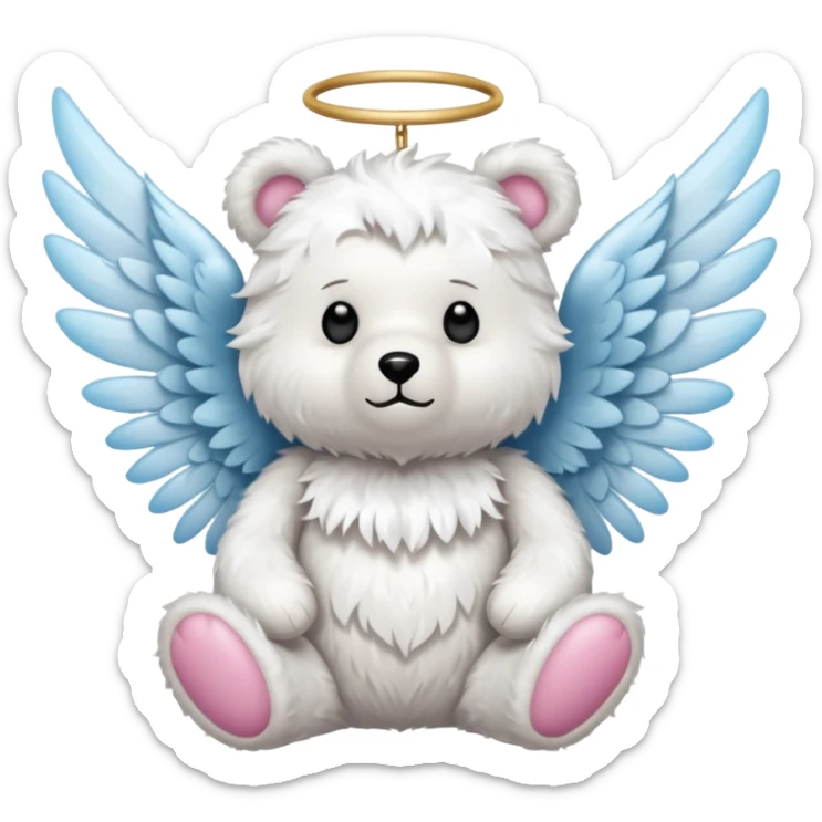 Fairy teddy sticker