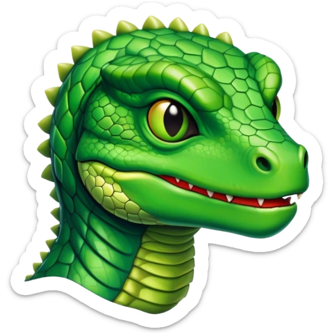 Reptilian sticker