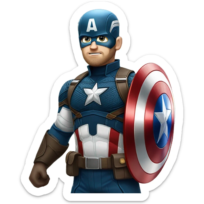 Captain America  sticker