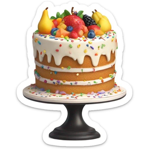 Cake sticker