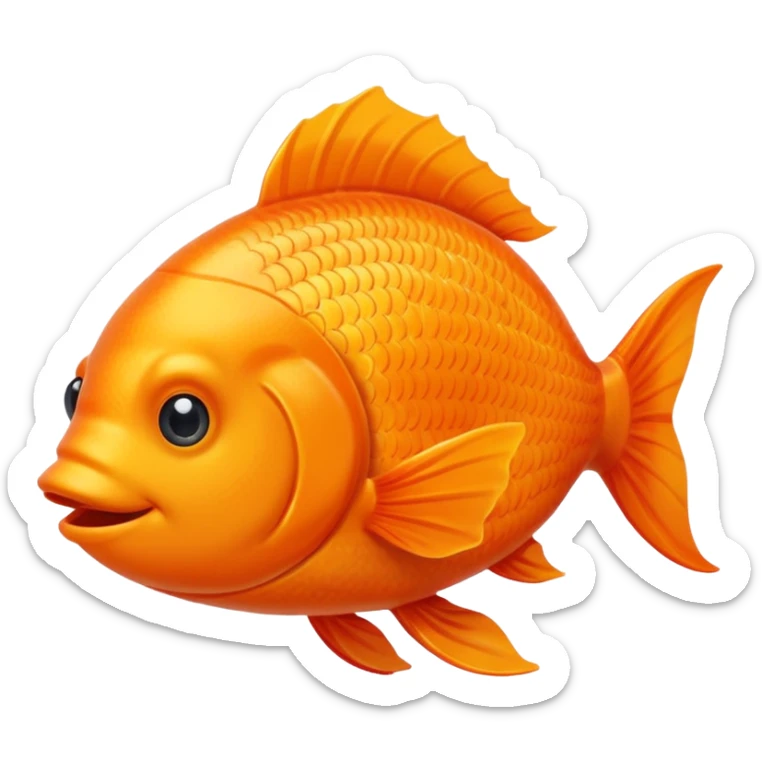 One happy fish sticker