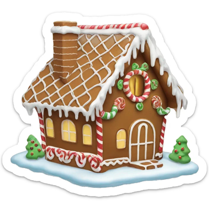 gingerbread house  sticker