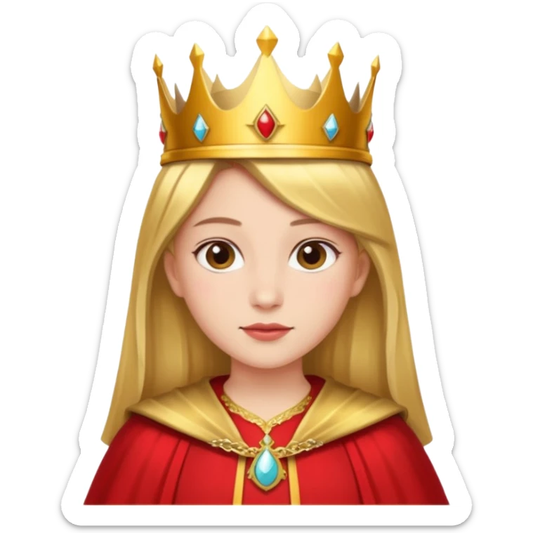 girl king sticker