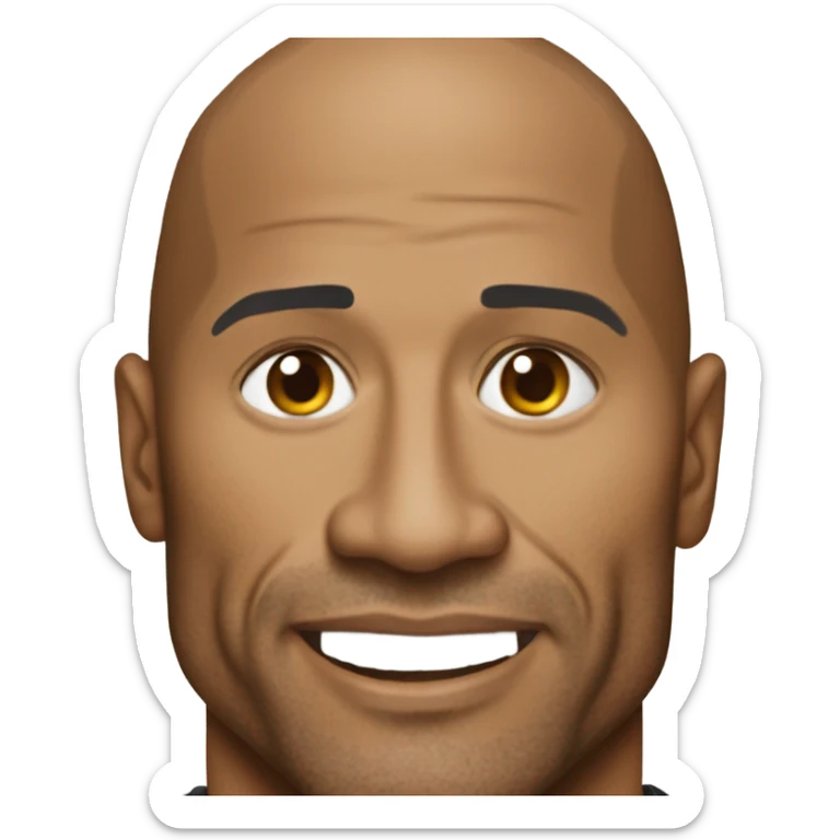 dwayne johnson sticker