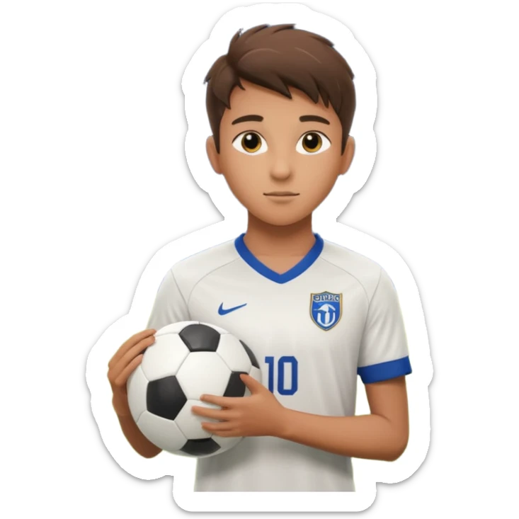 19–20 year old soccer player on field, focused look, stadium lights, cinematic, realistic ⚽ sticker