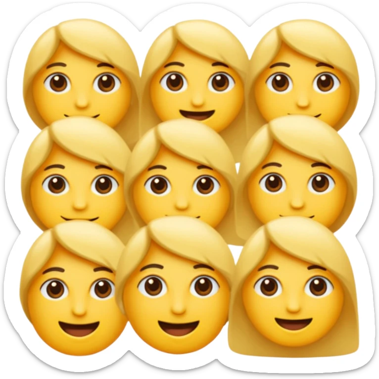 Güneş gözlüğü takan kafasında taç olan emoji sticker