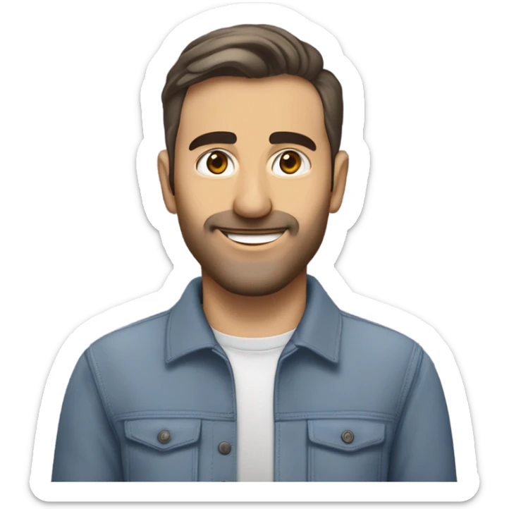 esmer,koyu kahverengi dalgalı saç,koyu kahverengi gözler,kız,kaşları kalın (saçla aynı renkte ), lacivert ve beyazlı boğazlı kazak giyiyor sticker