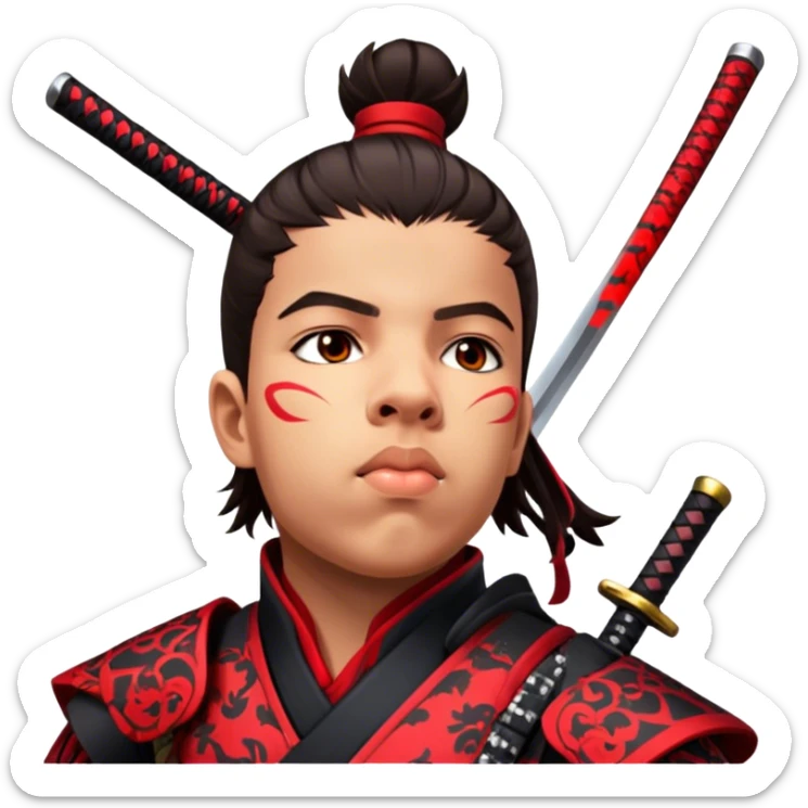 Daring Samurai sticker