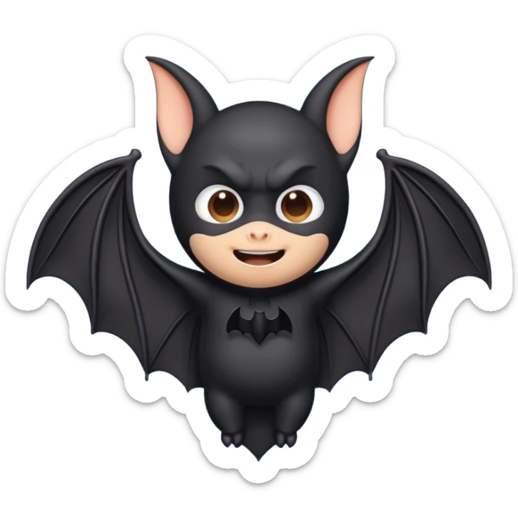 Memoji as a bat sticker