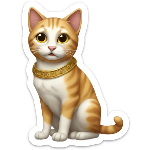 Roman cat sticker