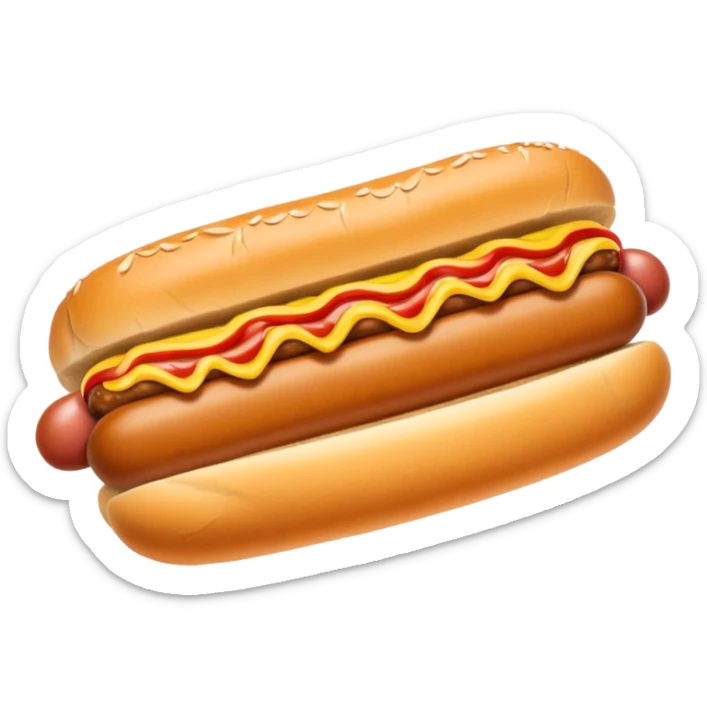pancho" es la versión argentina del hot dog o perro caliente, una salchicha insertada en un pan sticker