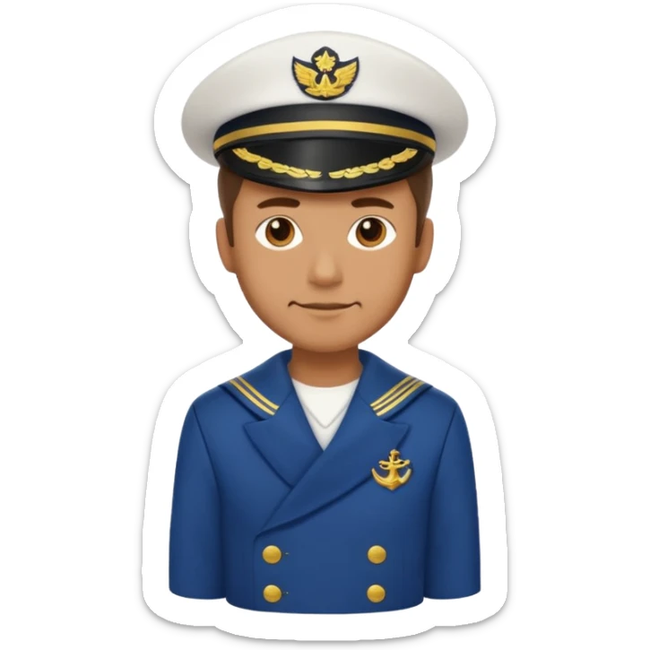 1618 marinero cuerpo entero, hombre de 40 años sticker