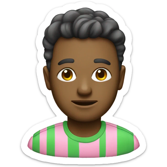 Pink green money sticker