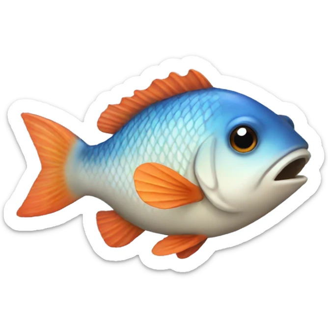 Fish sticker