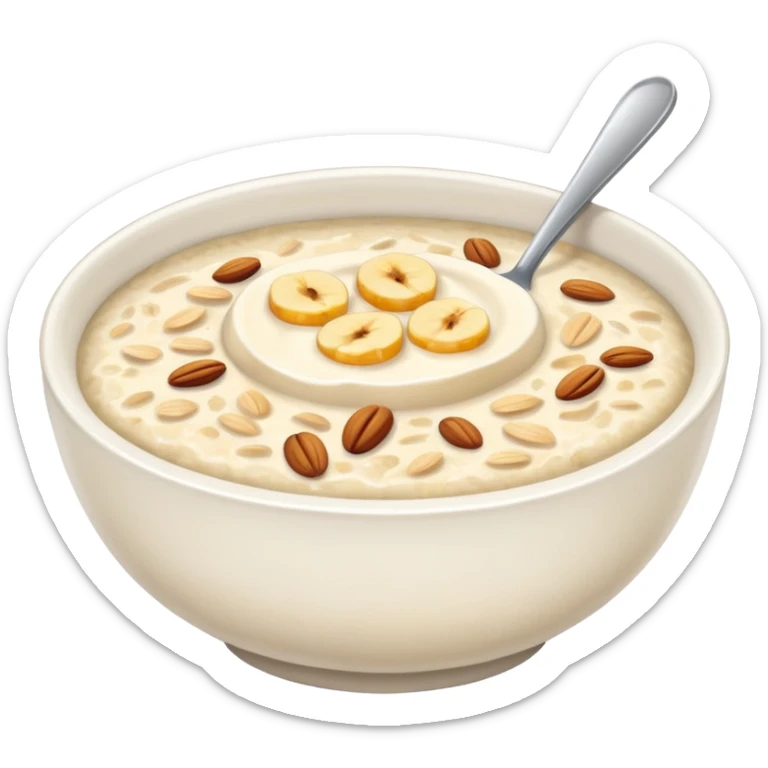 I want an emoji of all bowl with porridge sticker