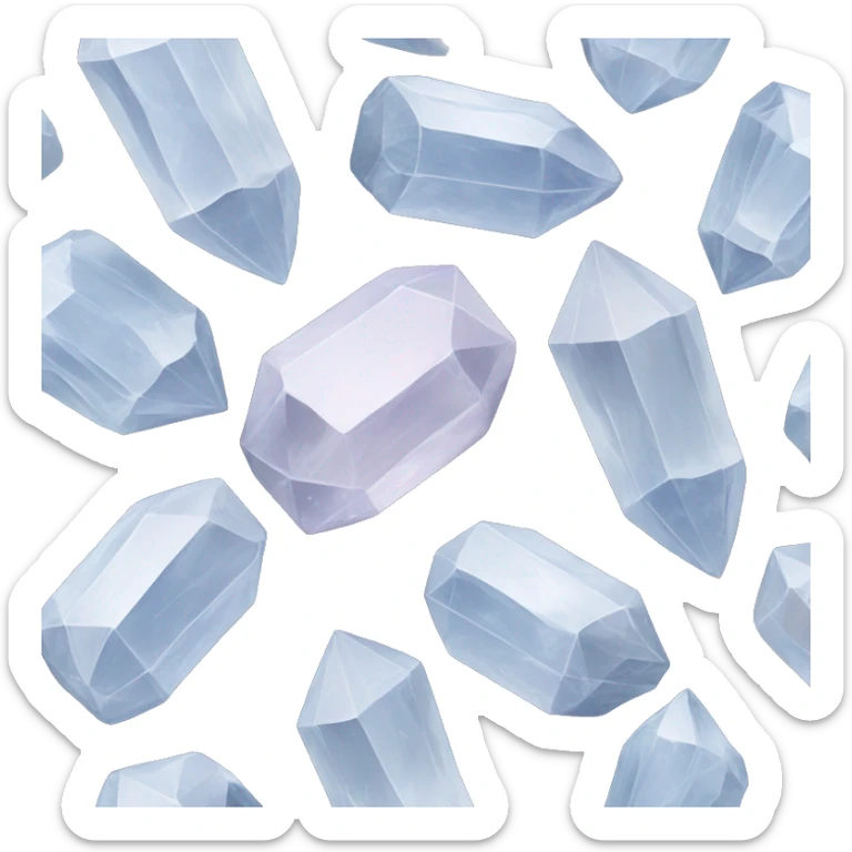 quartz crystal sticker