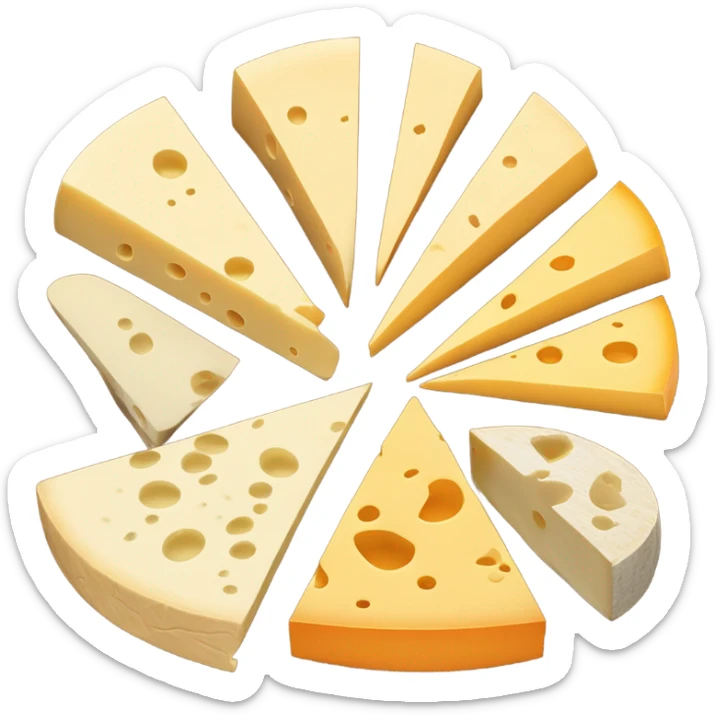 Cheese sticker
