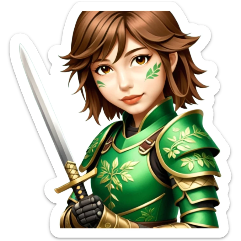 Emerald Samurai sticker