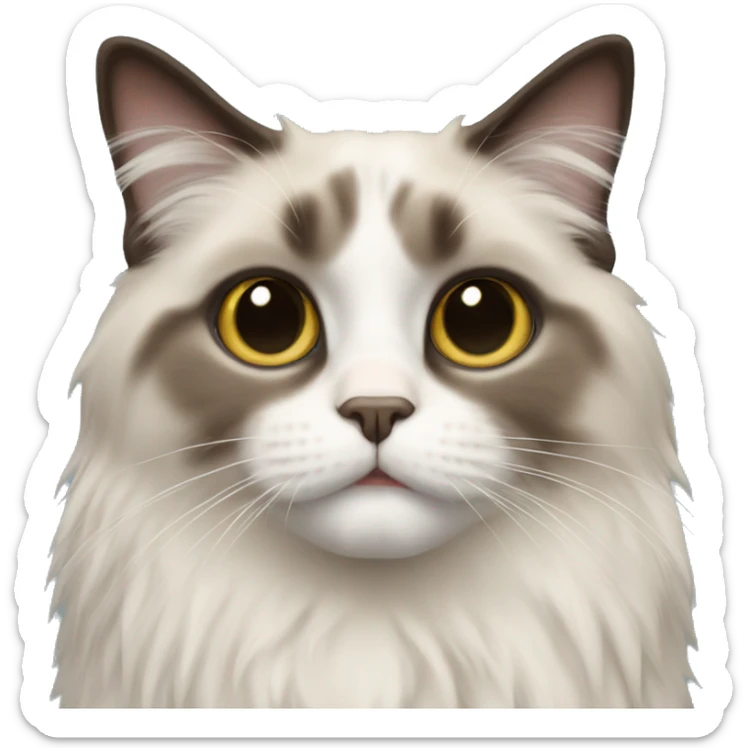 ragdoll cat sticker