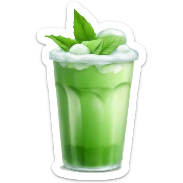 iced matcha sticker