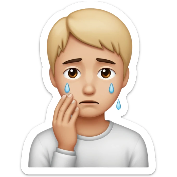 Sad sticker