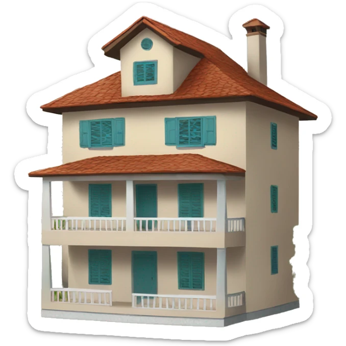 dominican house sticker