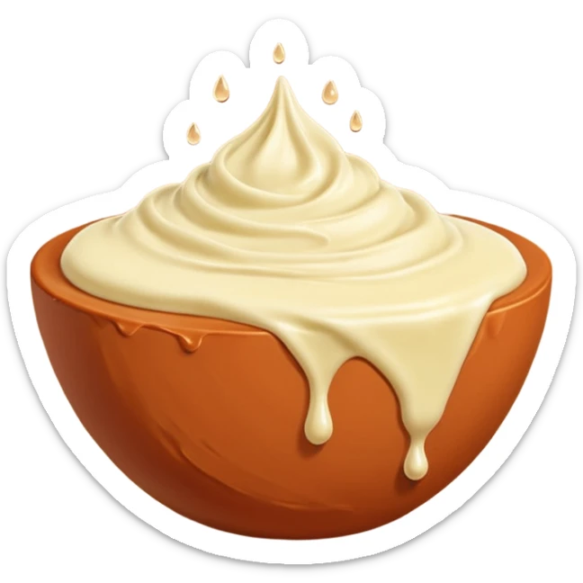 Un primer plano fotorrealista de un trozo de manteca de Karité pura, con una gota de aceite esencial cayendo lentamente. Colores: crema, terracota y toques de verde oliva. Enfoque suave. sticker