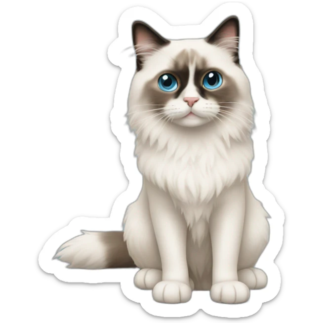 Ragdoll sticker