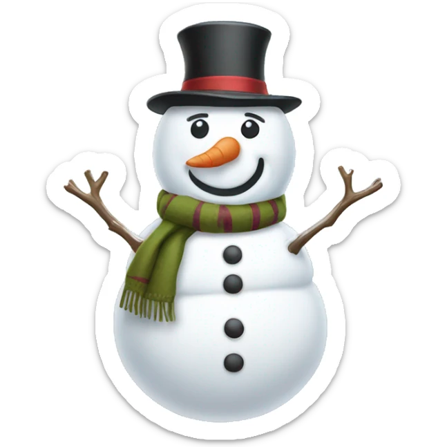 Snowman  sticker