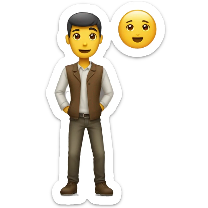 Homme et une femme qui se reconforte sticker