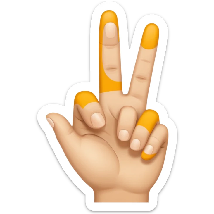 gesto de meter la nariz por los dedos mientras los dedos hacen un círculo. Así: 👌🏻 sticker