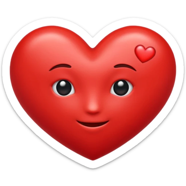 Je veux un emoji d’amour qui veut dire jtm sticker