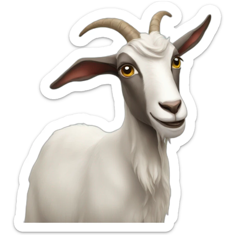 Goat sticker