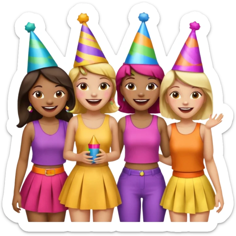 10 girl bands are so fun I nanny and my baby girl is a big girl so she  sticker