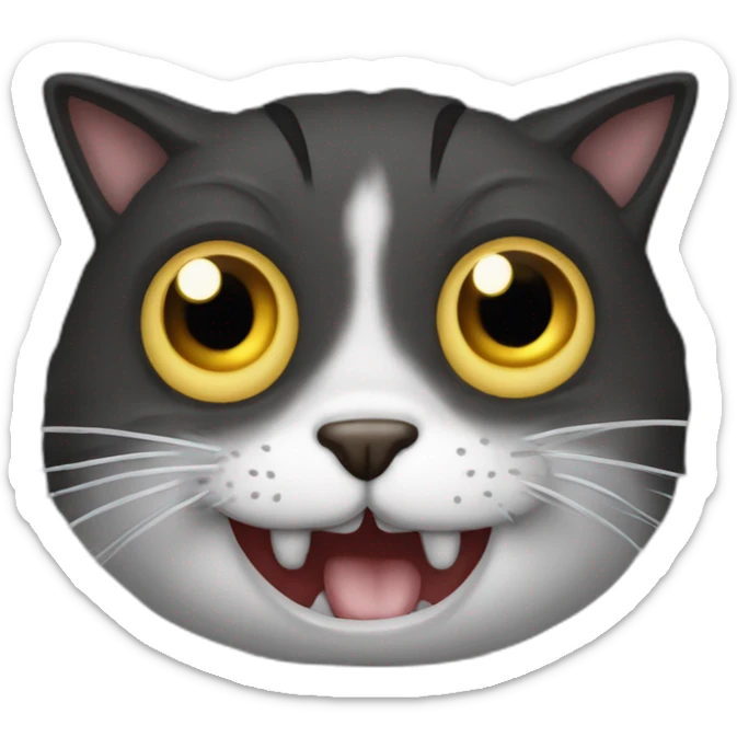 creepy emoji haz este emoji cómo se ve por dentro 🦕 este es el emoji hazlo por favor sticker