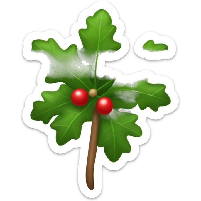 Mistletoe sticker