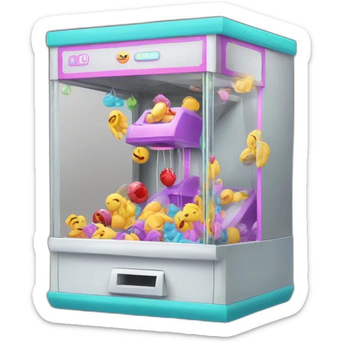 claw machine sticker